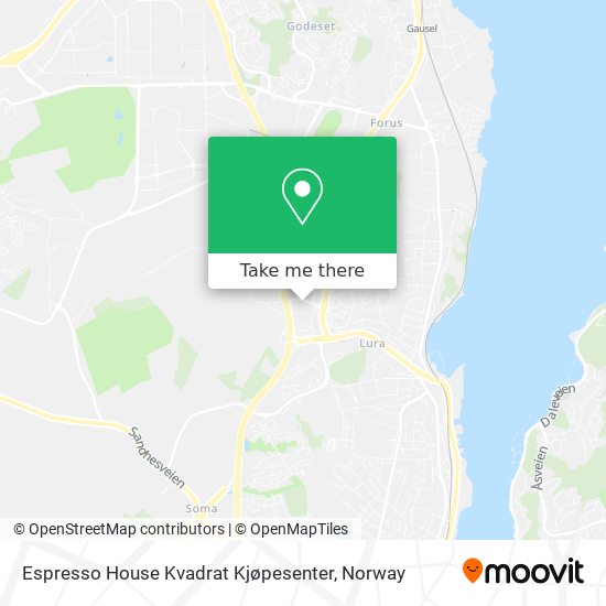 Espresso House Kvadrat Kjøpesenter map