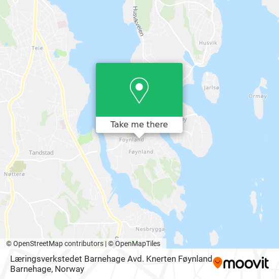 Læringsverkstedet Barnehage Avd. Knerten Føynland Barnehage map