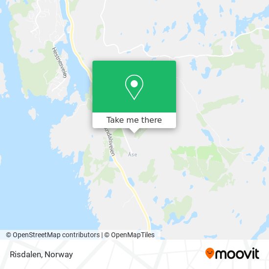 Risdalen map