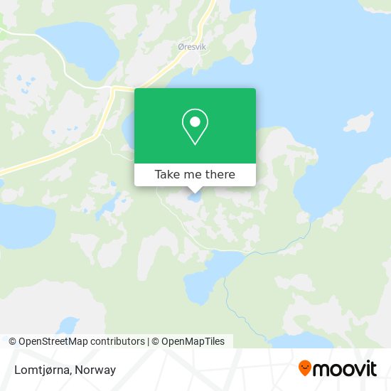 Lomtjørna map