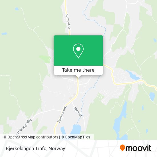 Bjørkelangen Trafo map