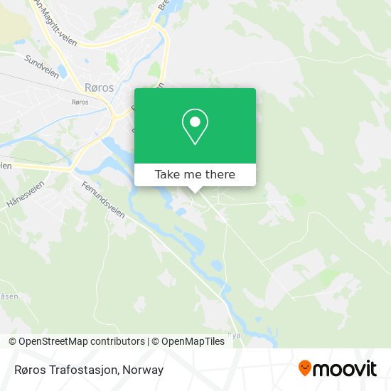 Røros Trafostasjon map