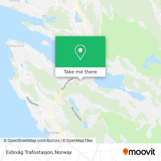 Eidsvåg Trafostasjon map