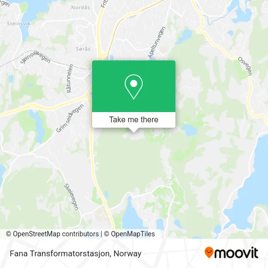 Fana Transformatorstasjon map