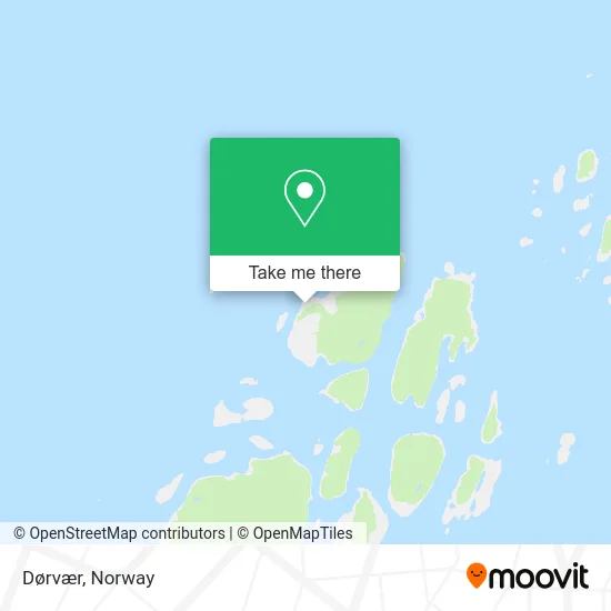 Dørvær map