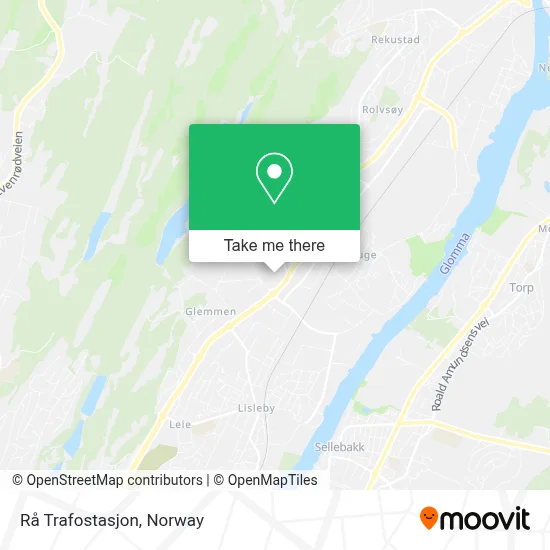 Rå Trafostasjon map