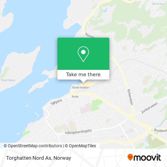 Torghatten Nord As map