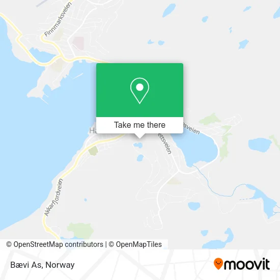 Bævi As map