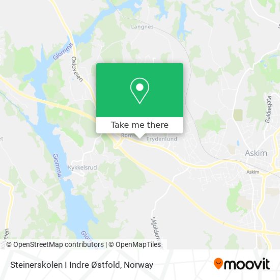 Steinerskolen I Indre Østfold map