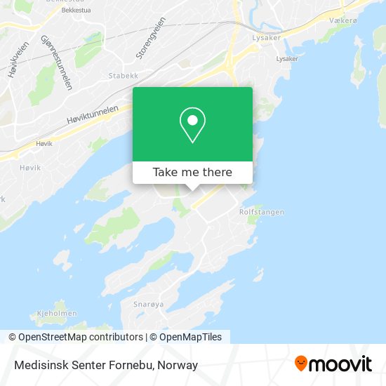 Medisinsk Senter Fornebu map