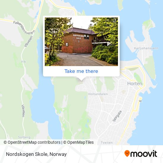 Nordskogen Skole map