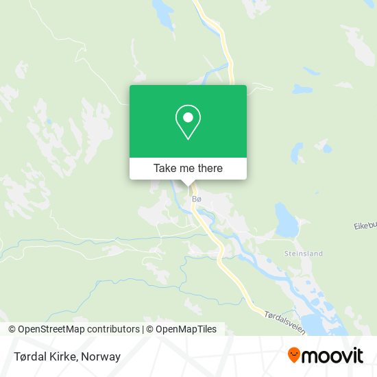 Tørdal Kirke map