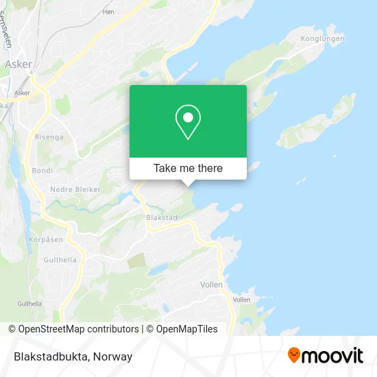 Blakstadbukta map