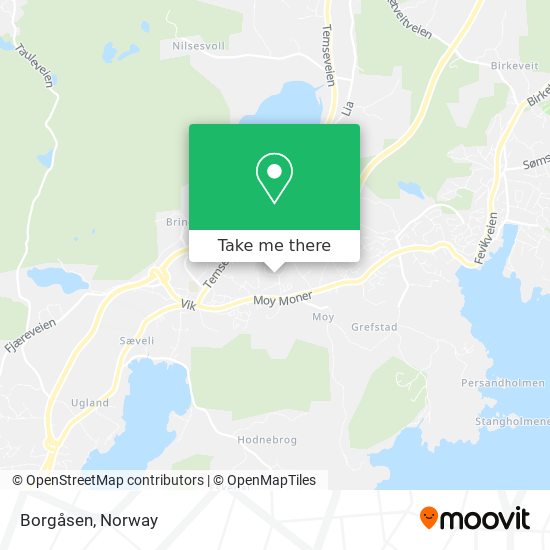 Borgåsen map