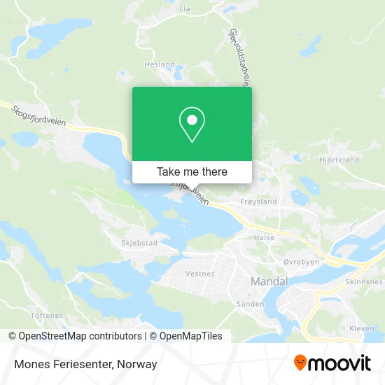 Mones Feriesenter map