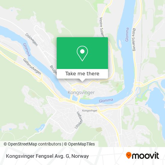 Kongsvinger Fengsel Avg. G map