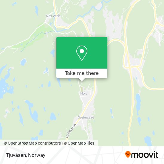 Tjuvåsen map