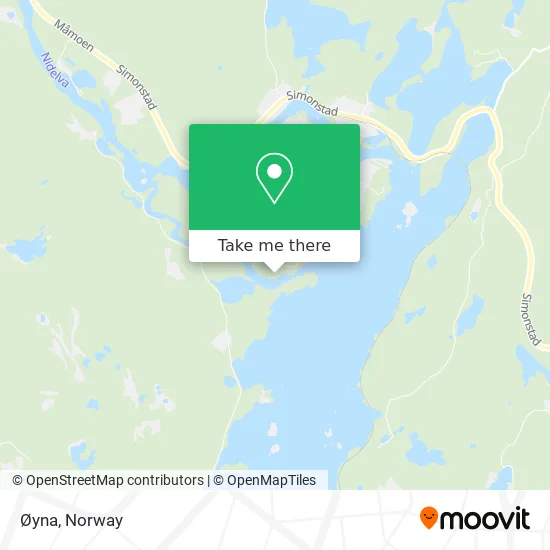 Øyna map