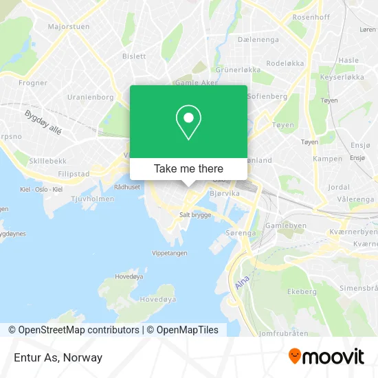 Entur As map