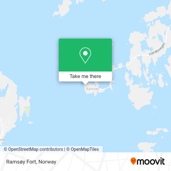 Ramsøy Fort map