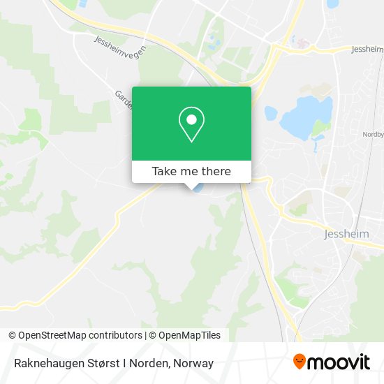 Raknehaugen Størst I Norden map