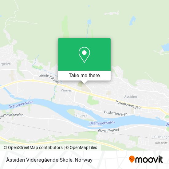 Åssiden Videregående Skole map