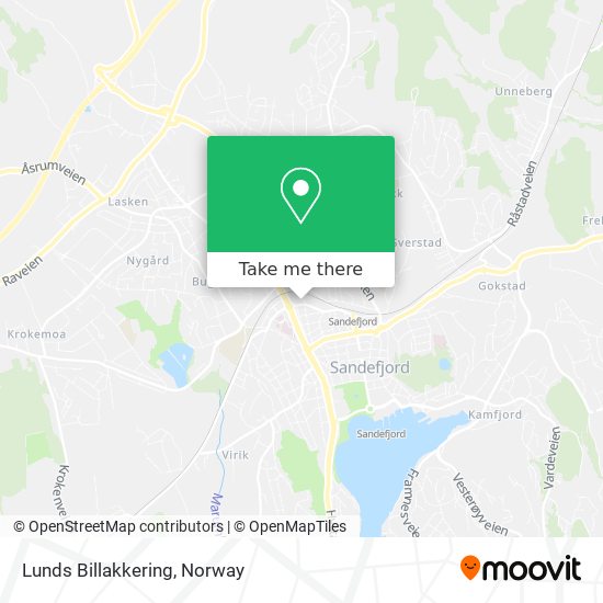 Lunds Billakkering map