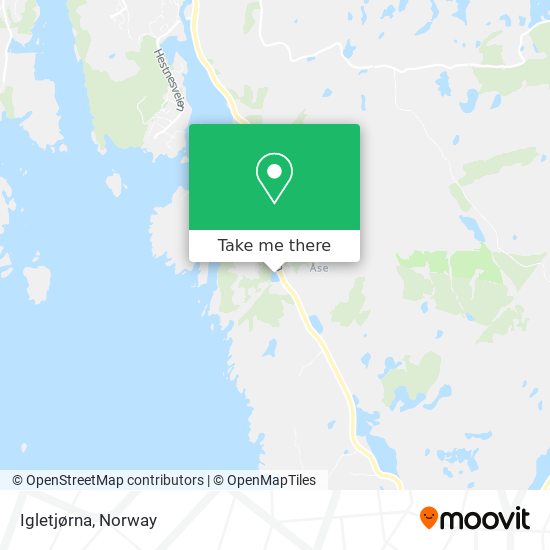 Igletjørna map