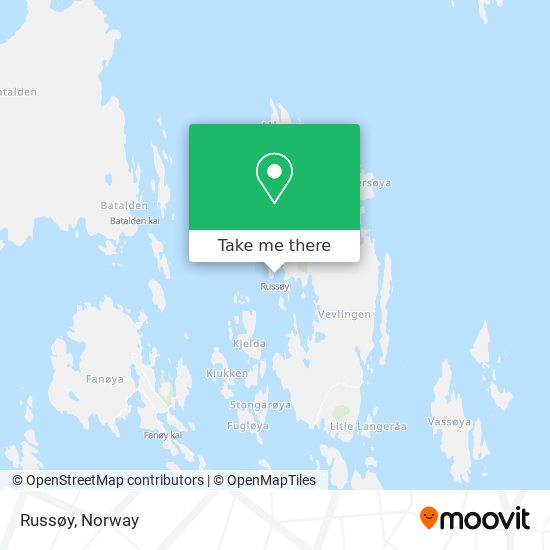 Russøy map