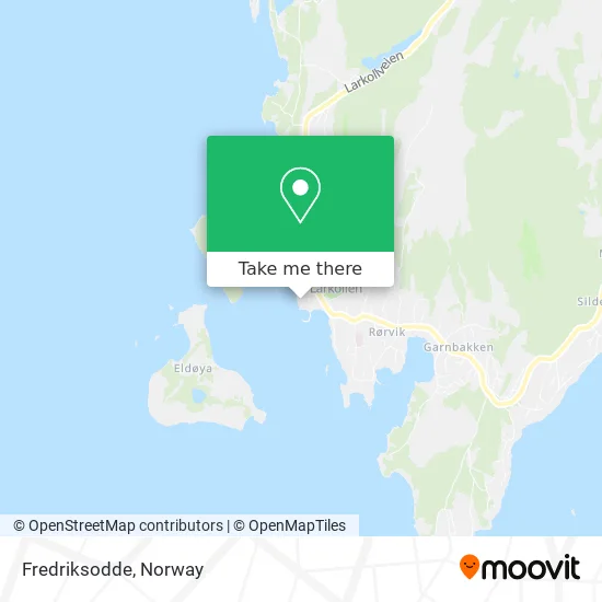 Fredriksodde map