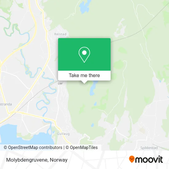 Molybdengruvene map