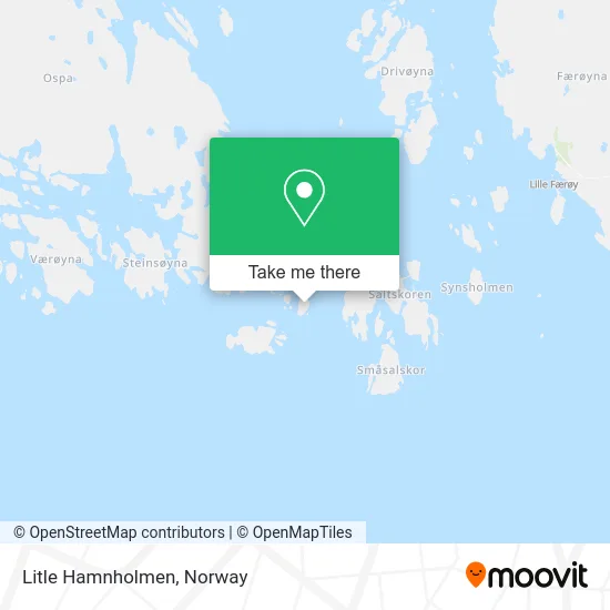 Litle Hamnholmen map