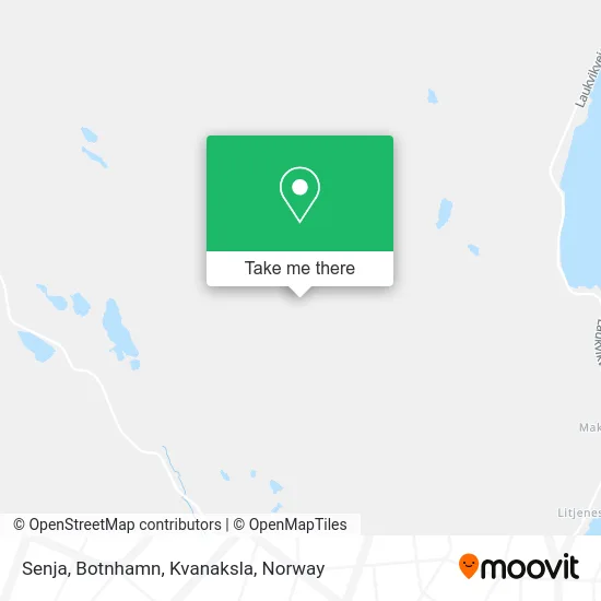 Senja, Botnhamn, Kvanaksla map