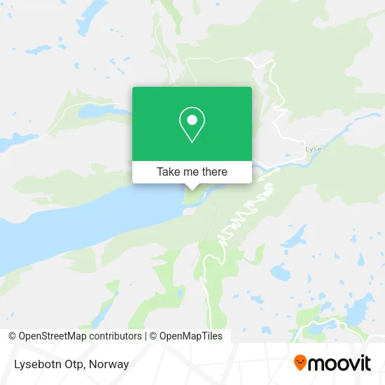 Lysebotn Otp map