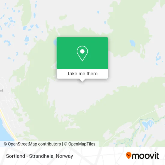 Sortland - Strandheia map