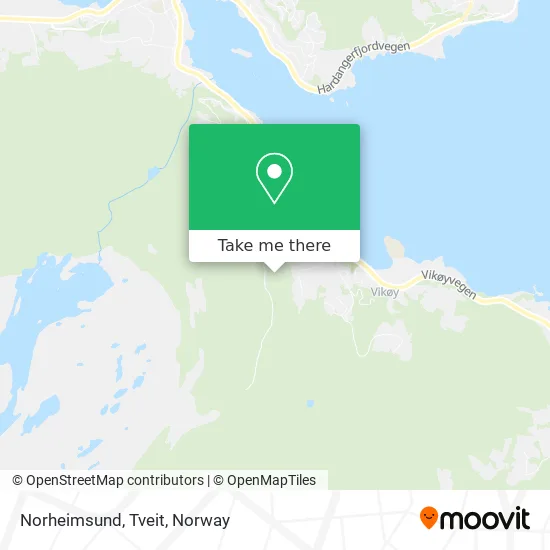 Norheimsund, Tveit map