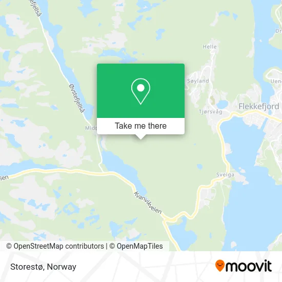 Storestø map