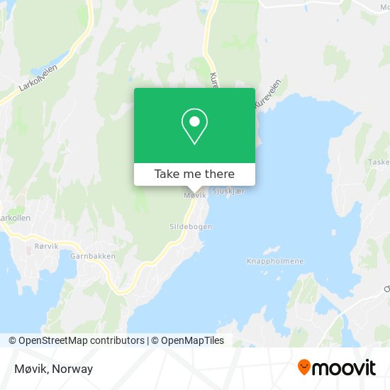 Møvik map