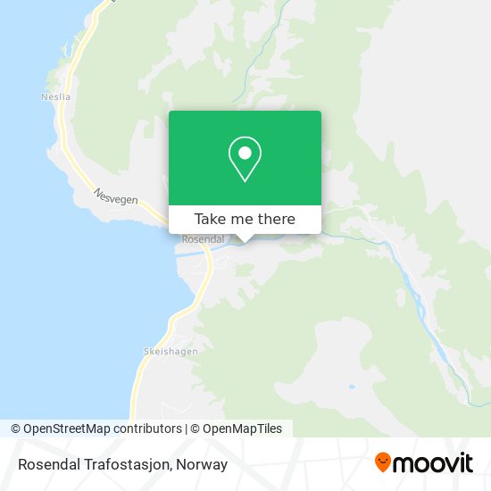 Rosendal Trafostasjon map