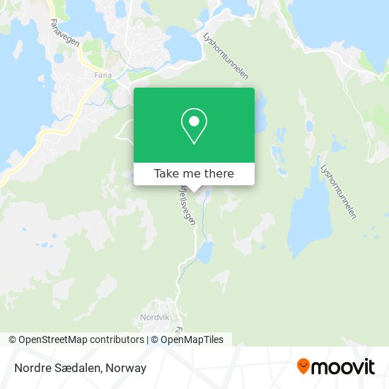 Nordre Sædalen map