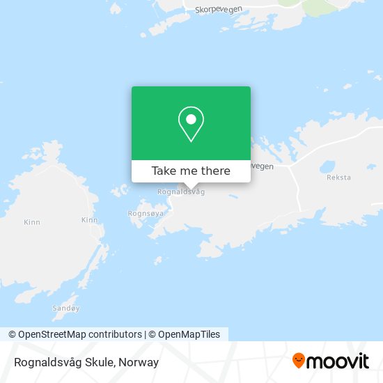 Rognaldsvåg Skule map