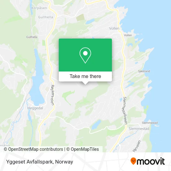 Yggeset Avfallspark map