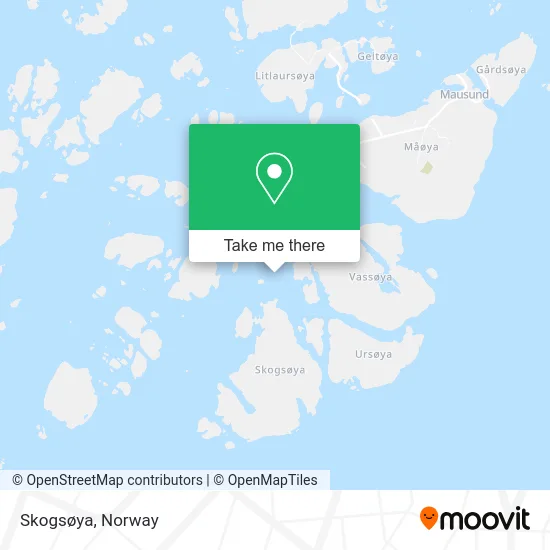 Skogsøya map