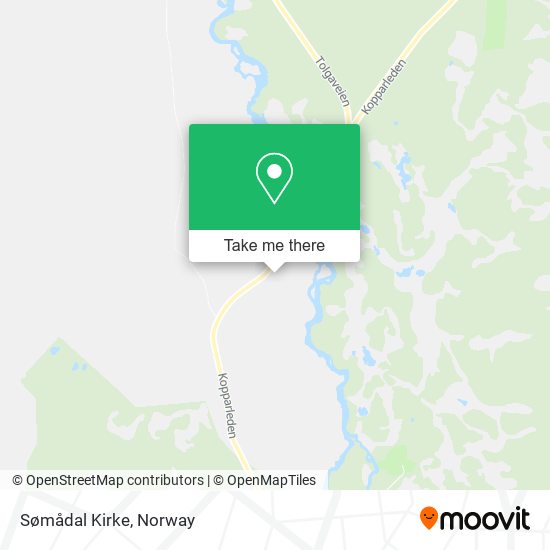Sømådal Kirke map