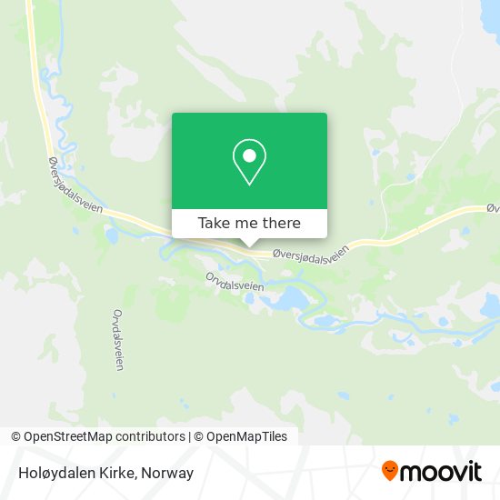 Holøydalen Kirke map