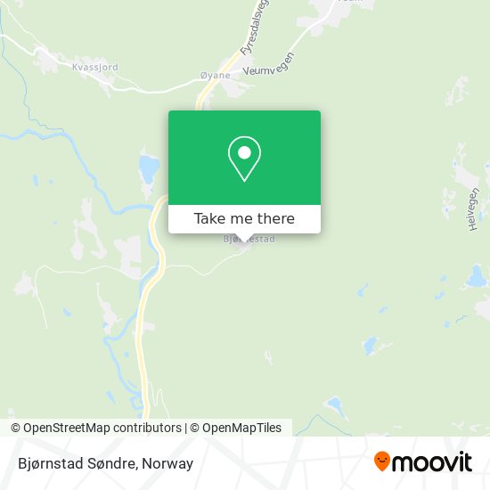 Bjørnstad Søndre map