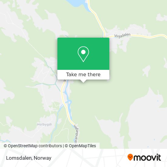 Lomsdalen map