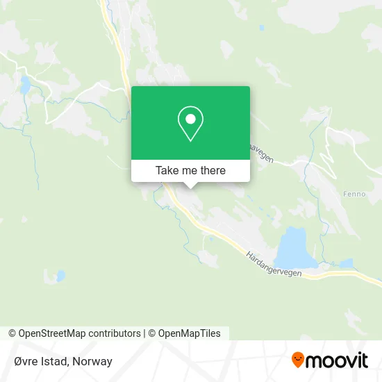 Øvre Istad map