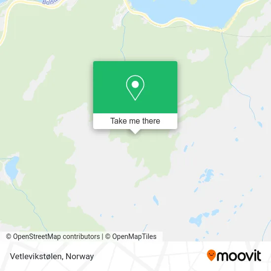 Vetlevikstølen map