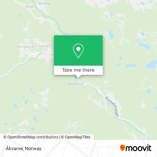 Åkvarve map